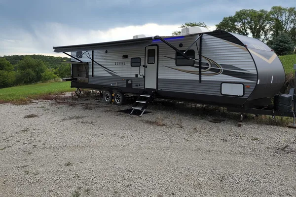 34 foot 3 slide out 2020 forest river 34bhts travel trailer