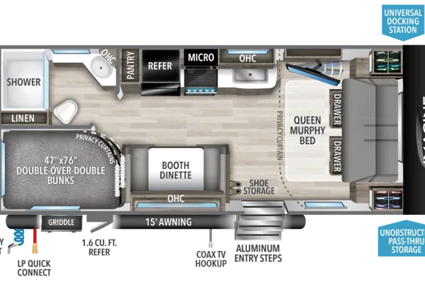 Luxury Family Camping! Double-wide Bunks, Outdoor Kitchen, Personal Setup and Training, & more