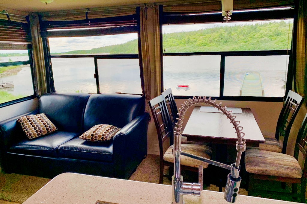Glamp, kayak and technology with an ocean view
