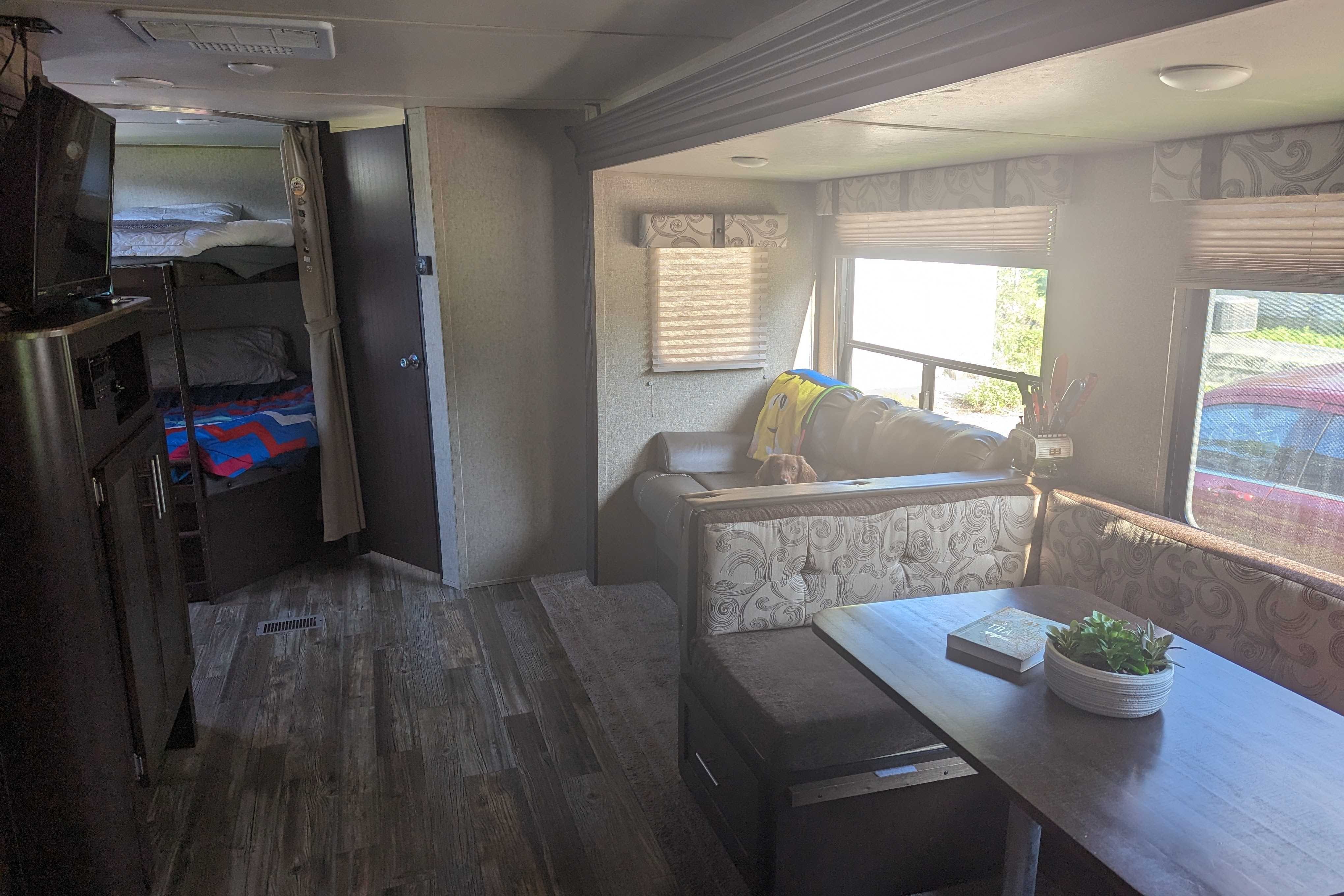 Family and dog friendly travel trailer