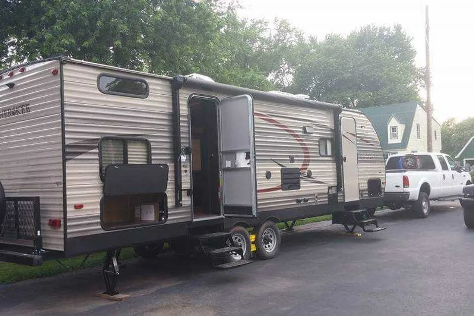 Family and dog friendly travel trailer