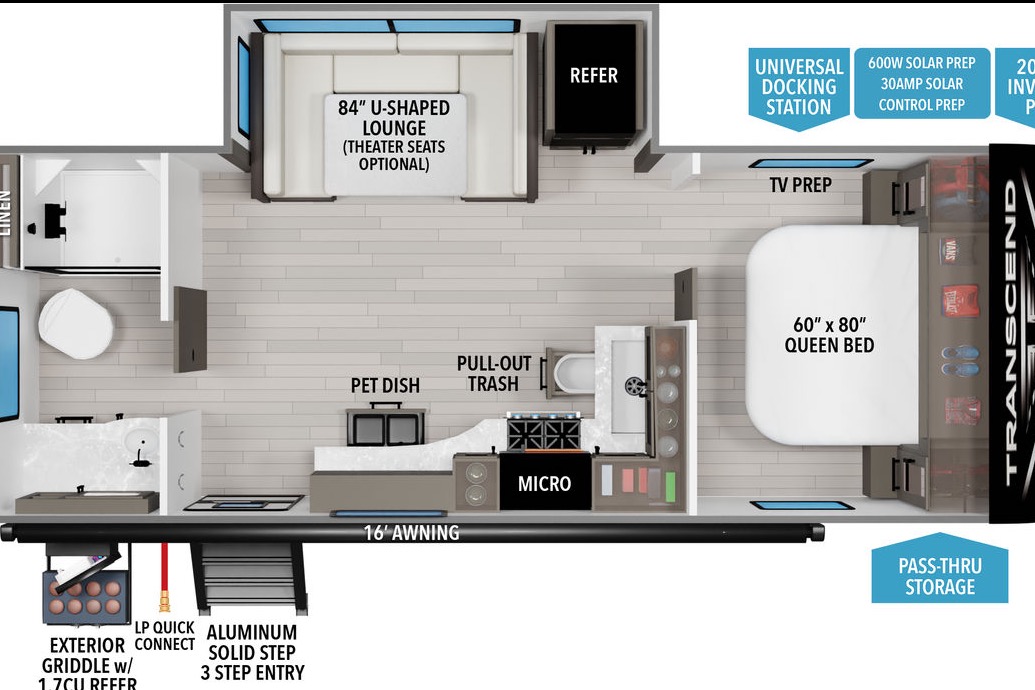 DJs Glam Jam GrandDesign Transcend TR22RBX-2025 Travel Trailer