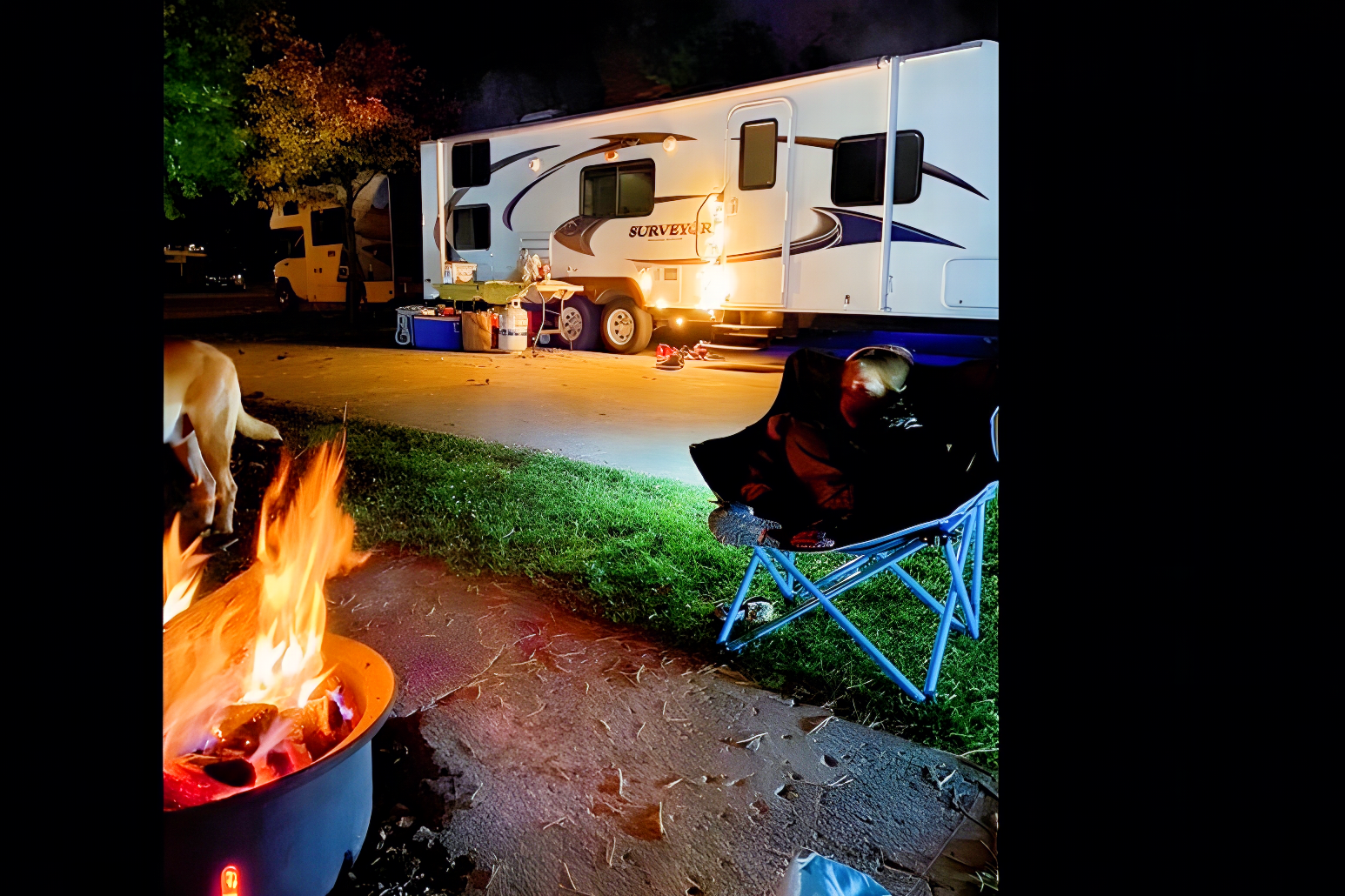 Meloche's travel trailer