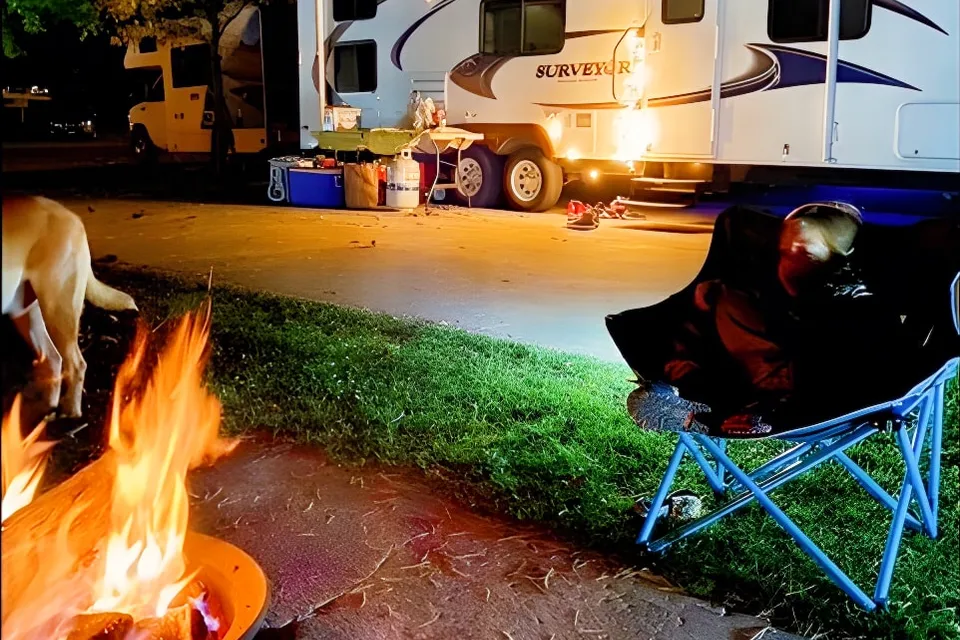 Meloche's travel trailer