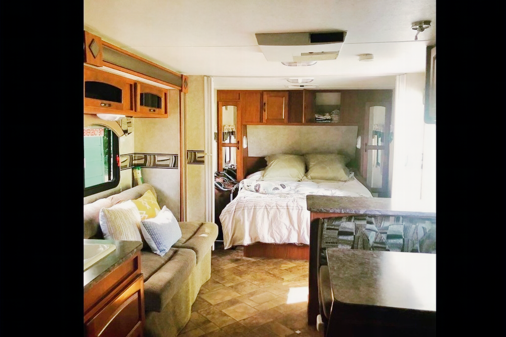 Meloche's travel trailer