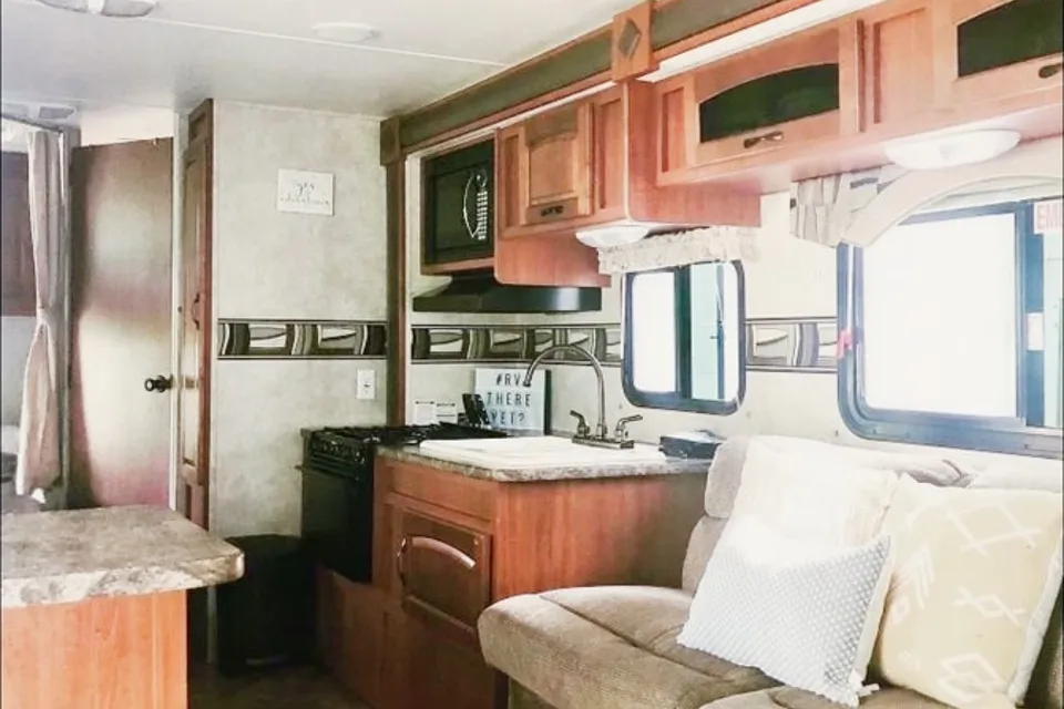Meloche's travel trailer
