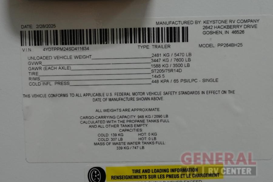 2025 Keystone Passport 264BH