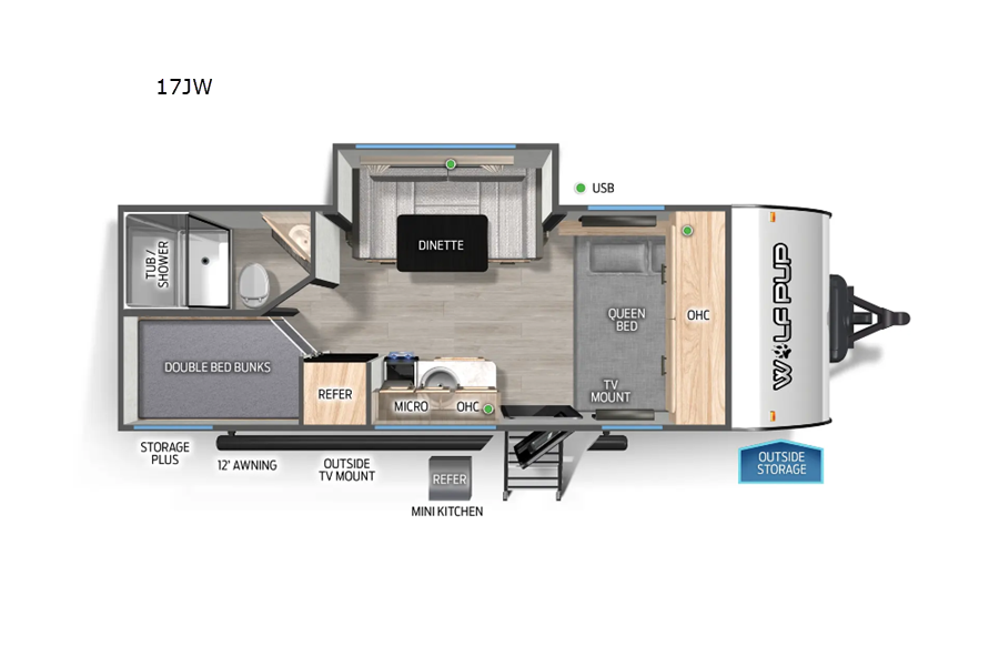 Little Lite Camper 2026 Forest River Cherokee Pup Travel Trailer