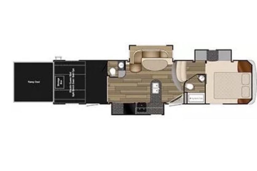 Spacious Toyhauler w/ 2 bathrooms