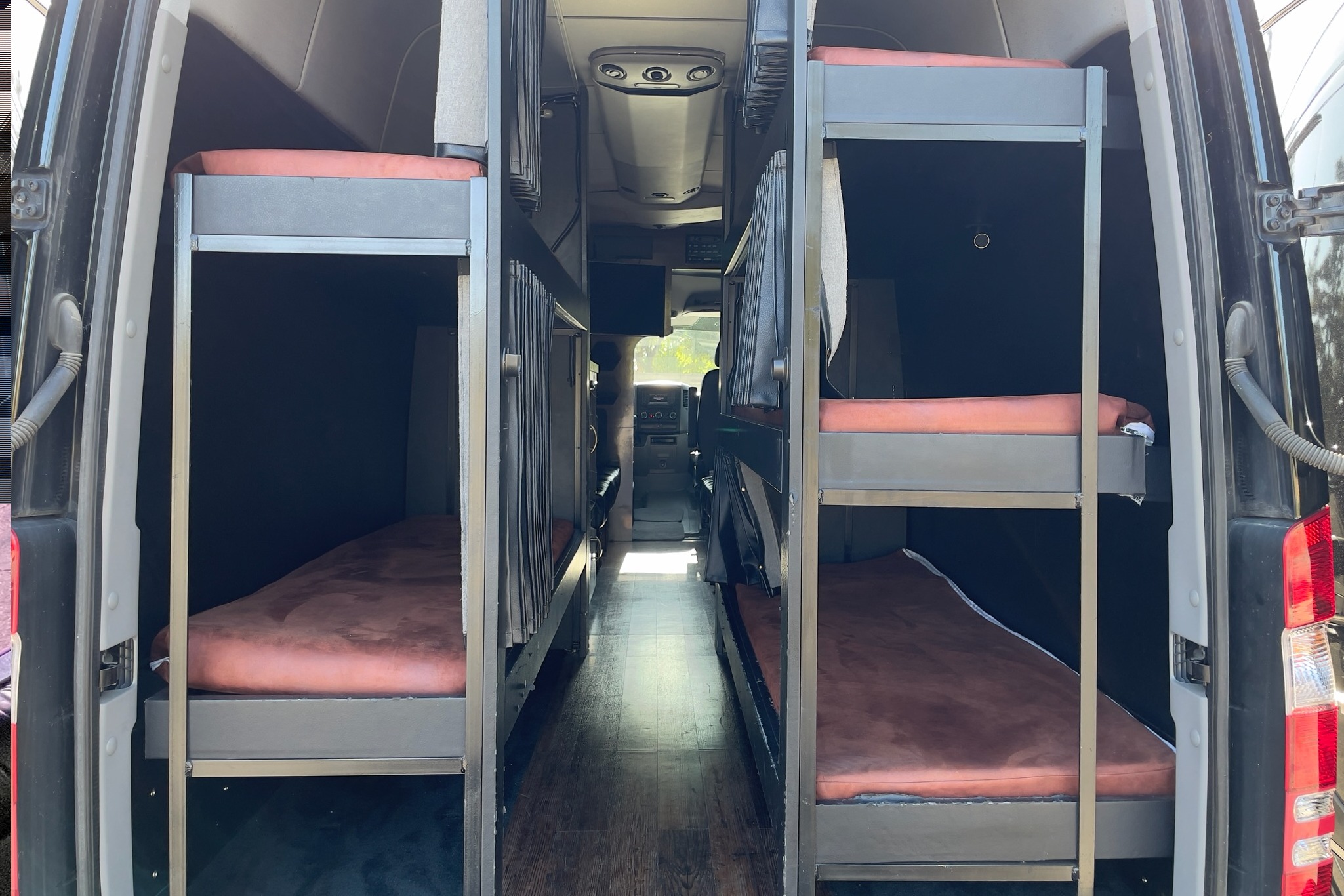 5-Bunk Sprinter Camper – Tour Bus Vibes | Family + Band Friendly