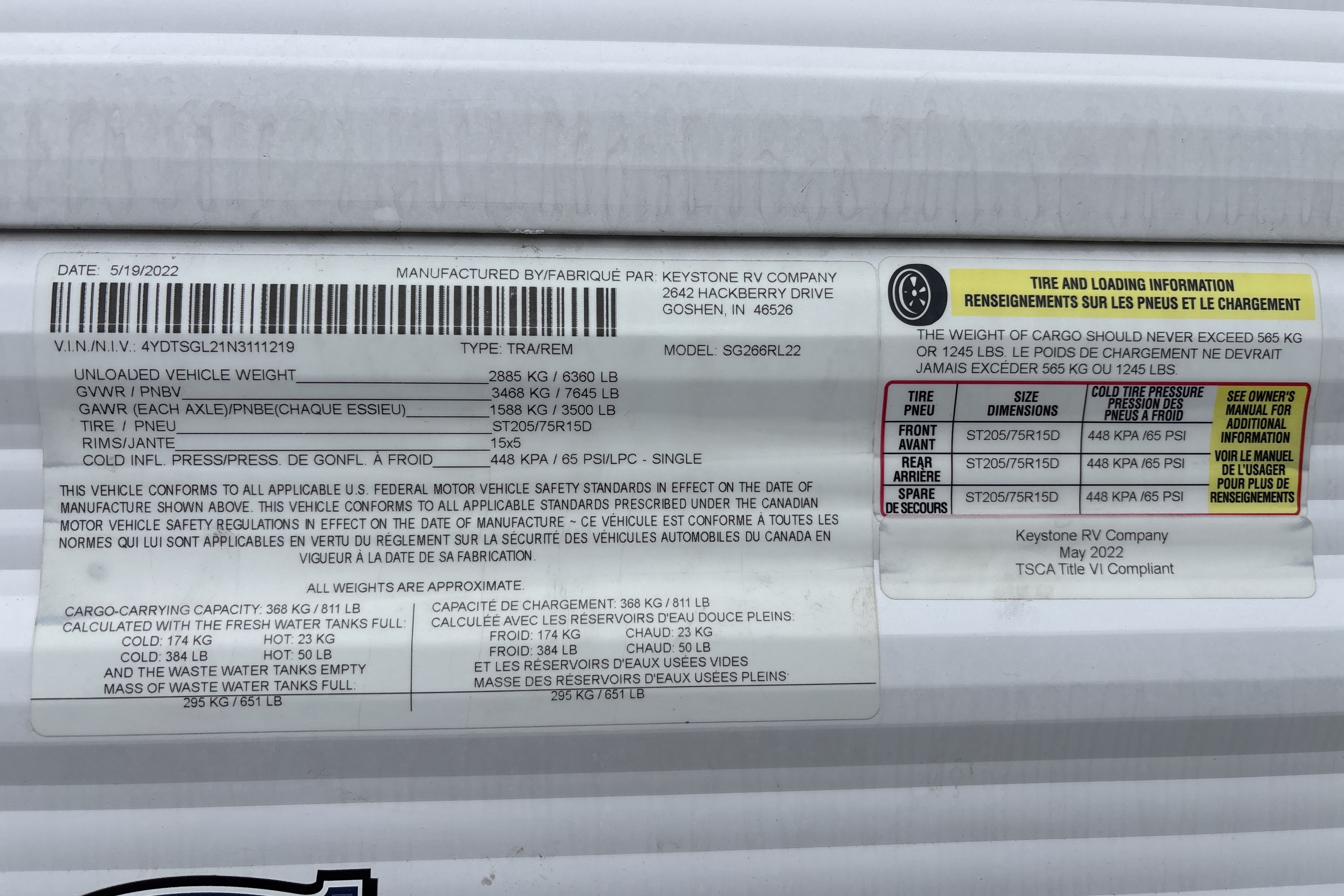 26 foot Keystone Springdale Travel Trailer for rent
