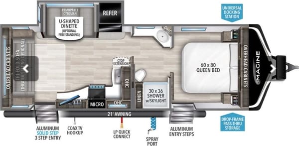 H-Bee Grand Design Imagine 2500RL Travel Trailer