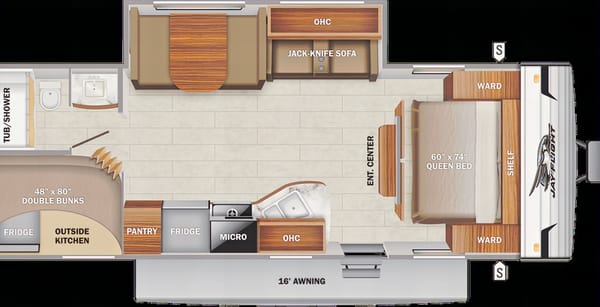Brand New Jayco Jay Flight SLX 267BHS Travel Trailer called Wanderlust!