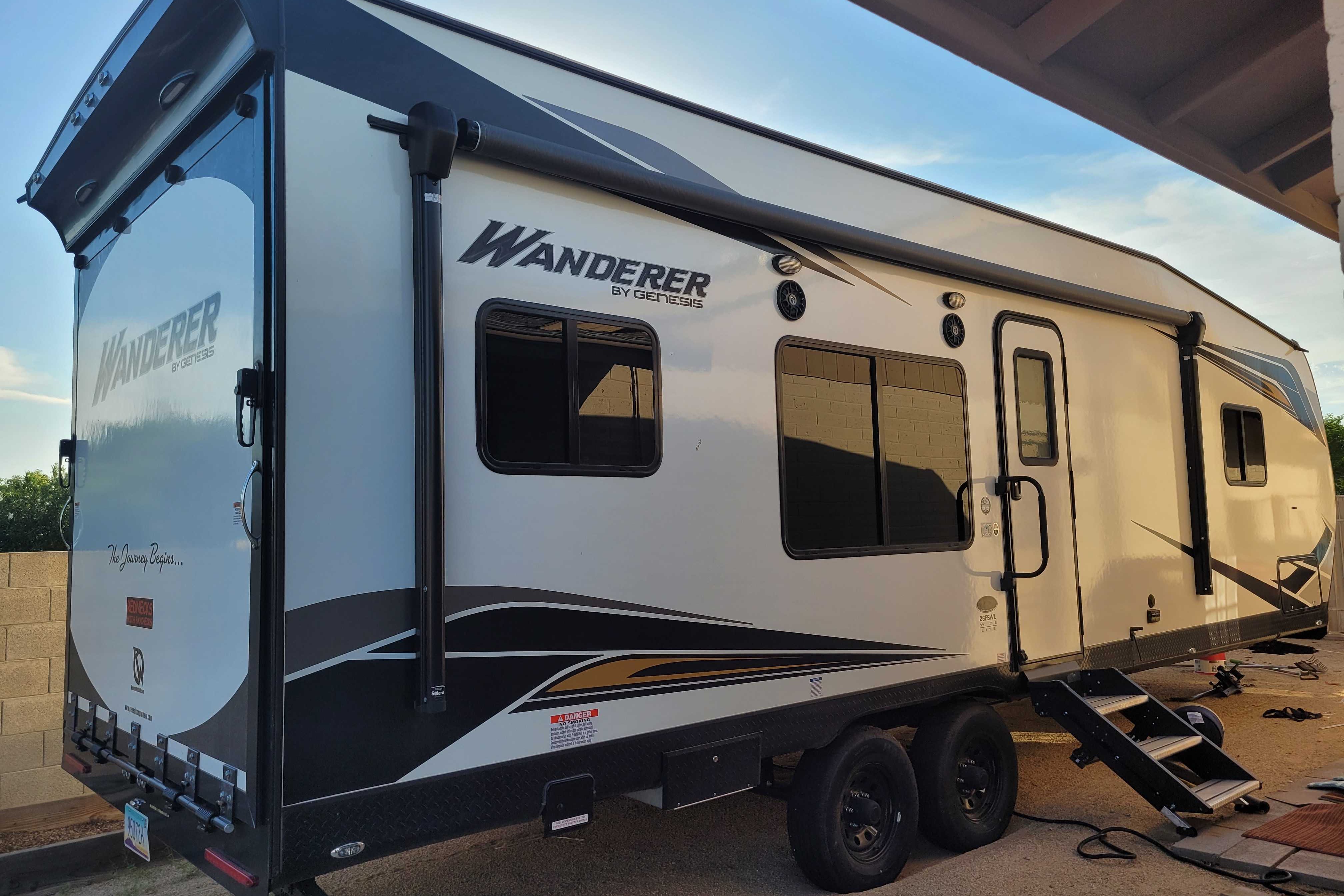 2021 Genesis Wanderer Toy Hauler, Journey Trailer Rentals 