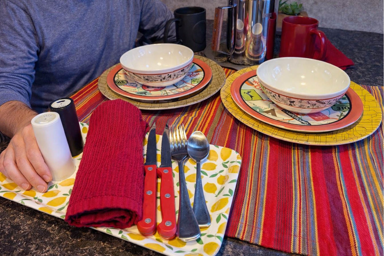 Cozy Red Winnie Drop • Not your typical travel trailer