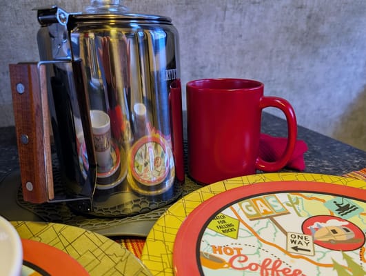 Cozy Red Winnie Drop • Not your typical travel trailer