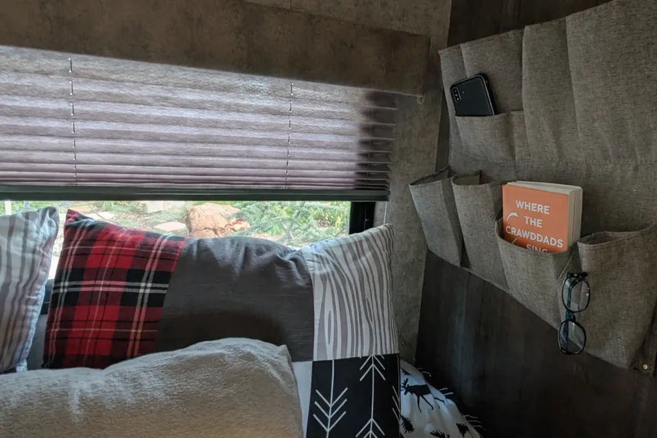 Cozy Red Winnie Drop • Not your typical travel trailer