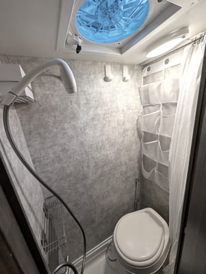 Cozy Red Winnie Drop • Not your typical travel trailer