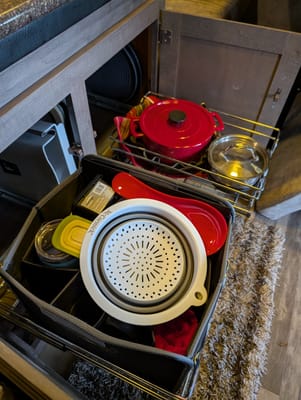 Cozy Red Winnie Drop • Not your typical travel trailer