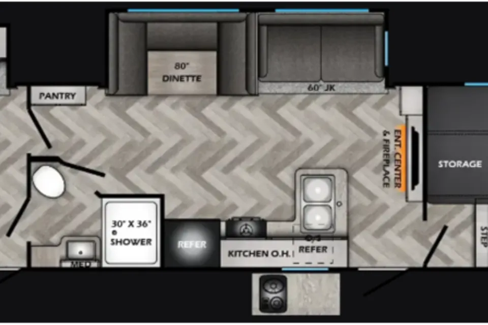 Maricela's Crossroads Zinger 320FB Travel Trailer