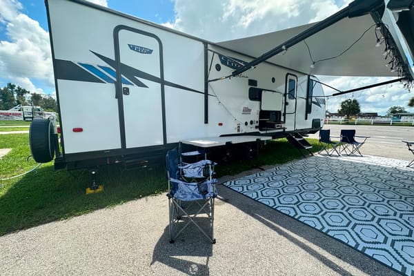 MEET BIGGIE OUR LARGE LUX RV, ASK ABOUT OUR ADDONS