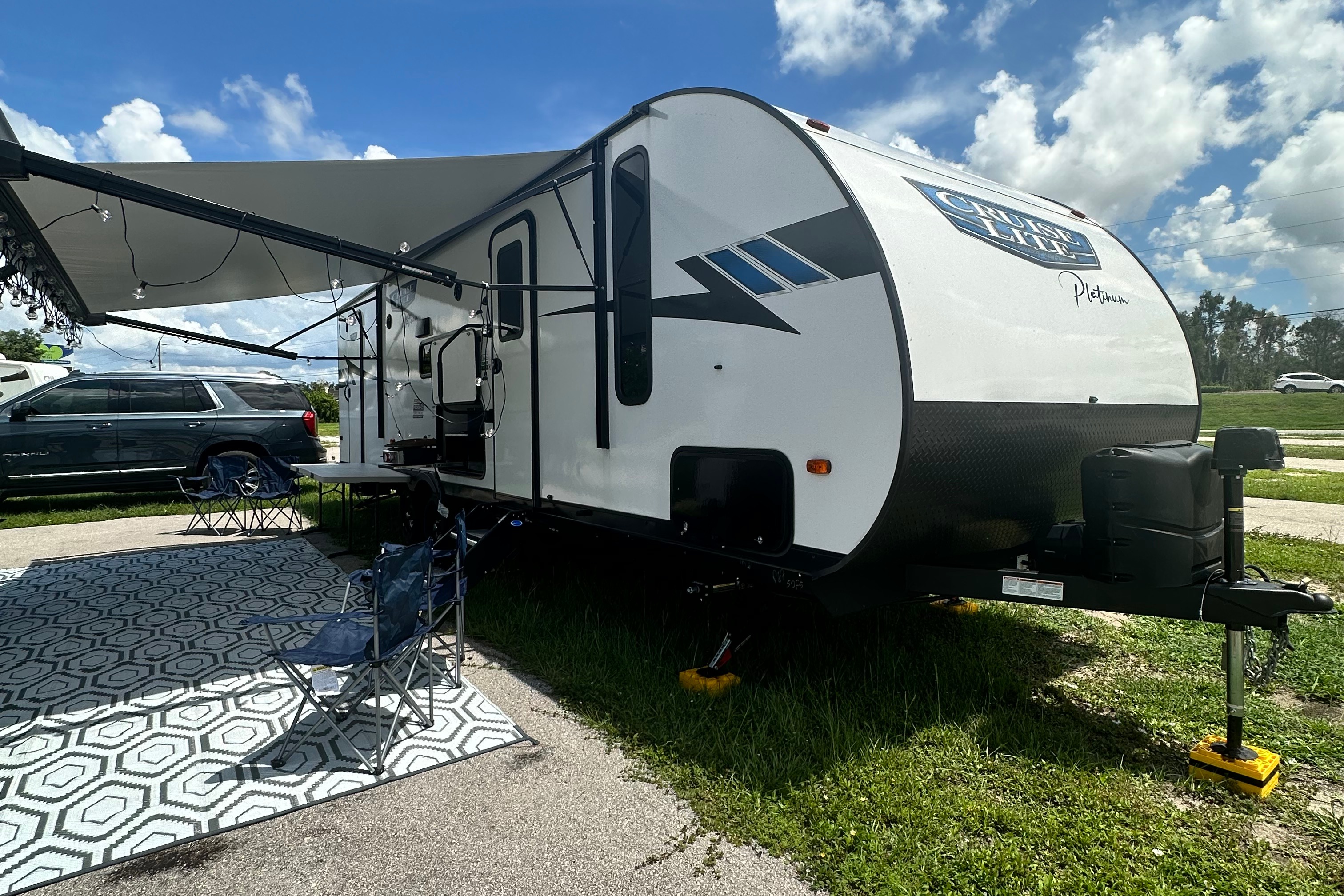 MEET BIGGIE OUR LARGE LUX RV, ASK ABOUT OUR ADDONS