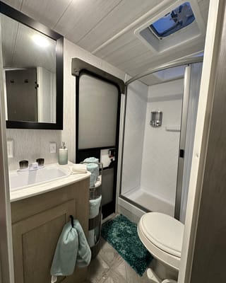 MEET BIGGIE OUR LARGE LUX RV, ASK ABOUT OUR ADDONS