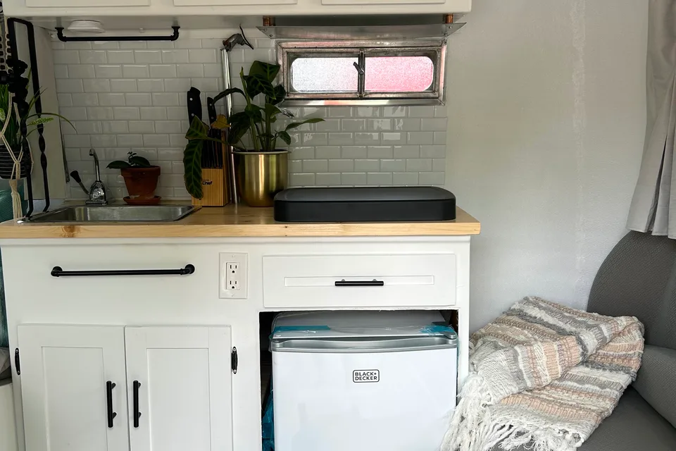 Vintage retro chic Boler Travel Trailer