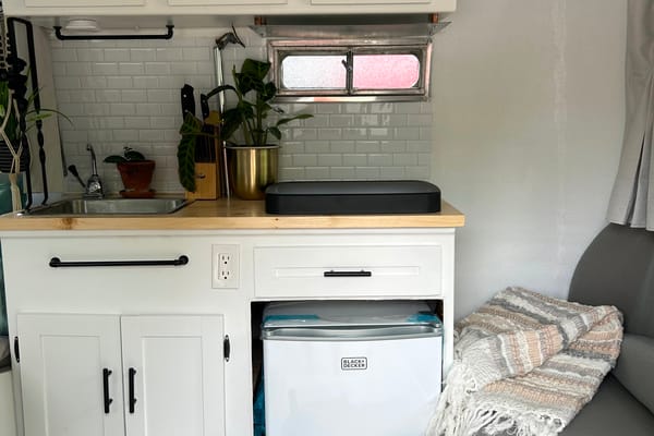 Vintage retro chic Boler Travel Trailer