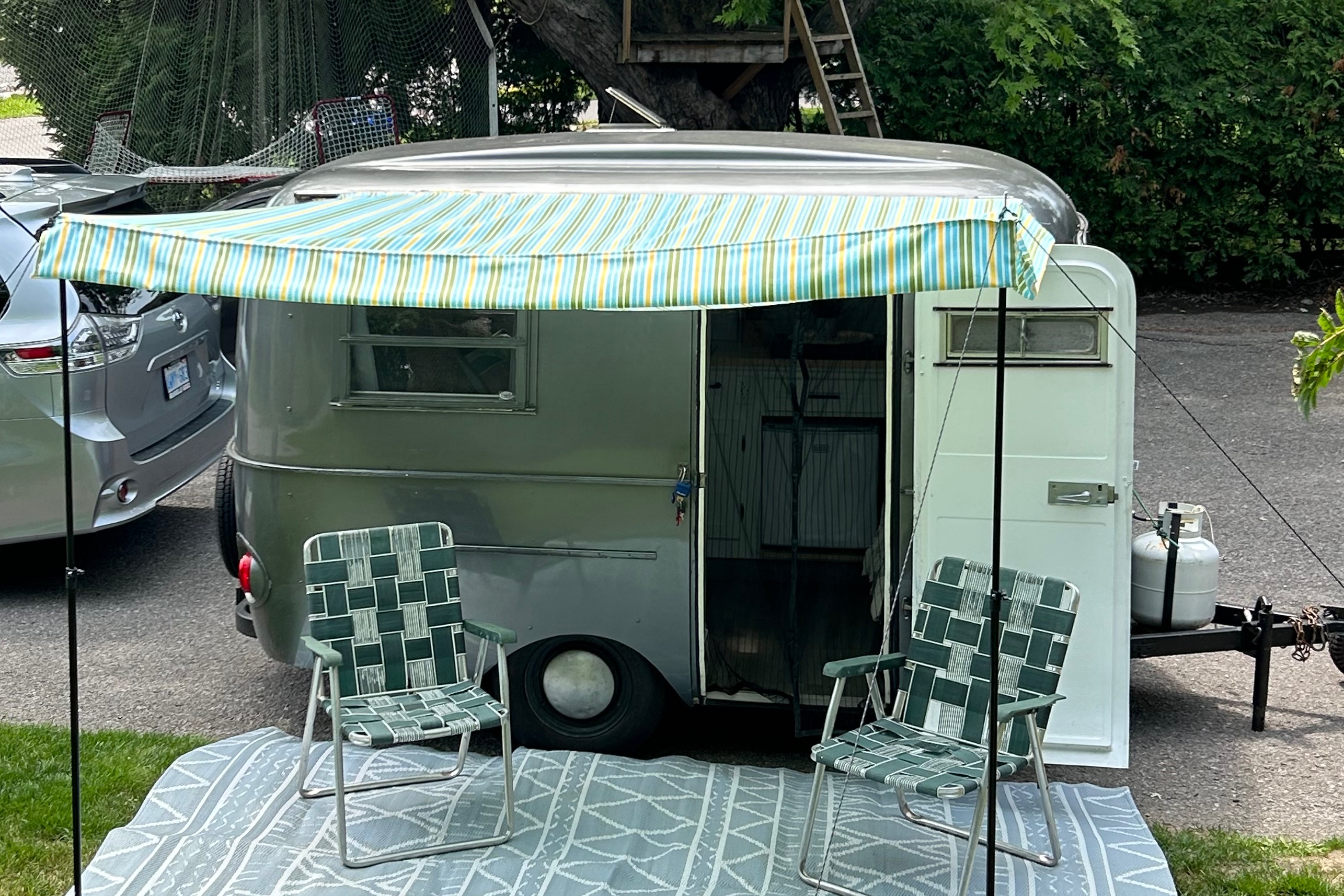 Vintage retro chic Boler Travel Trailer