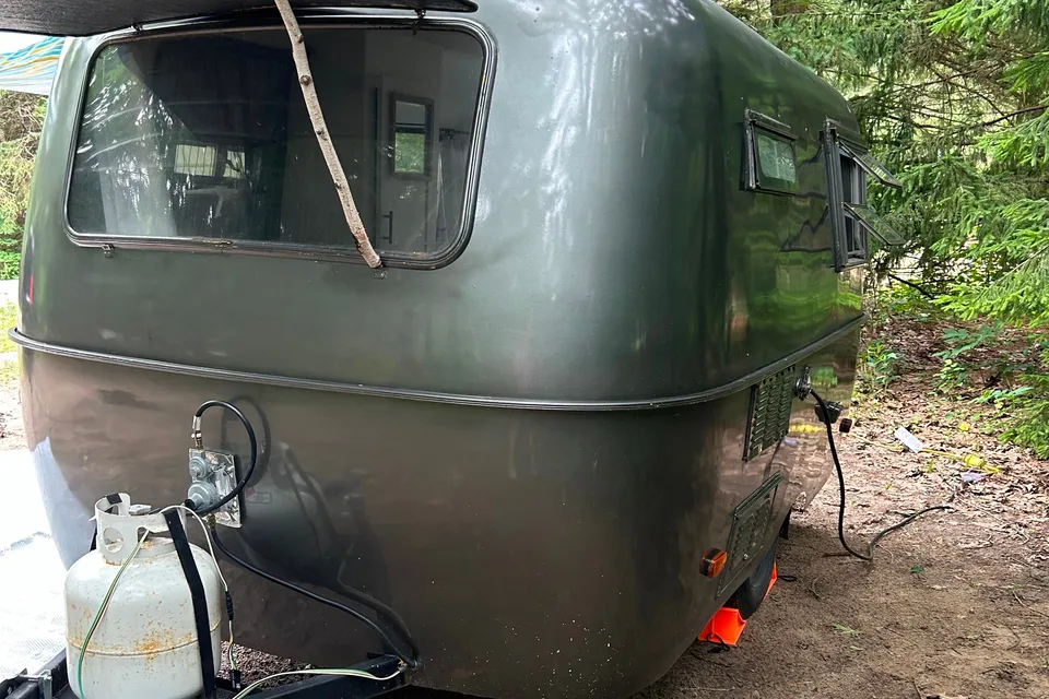Vintage retro chic Boler Travel Trailer