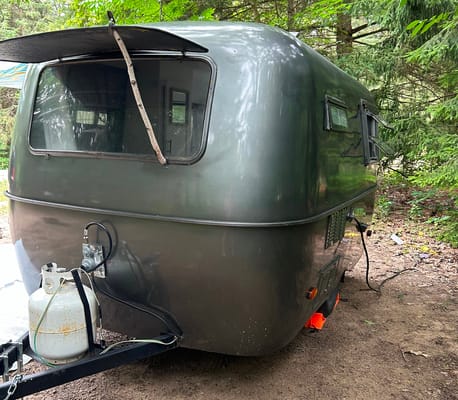 Vintage retro chic Boler Travel Trailer