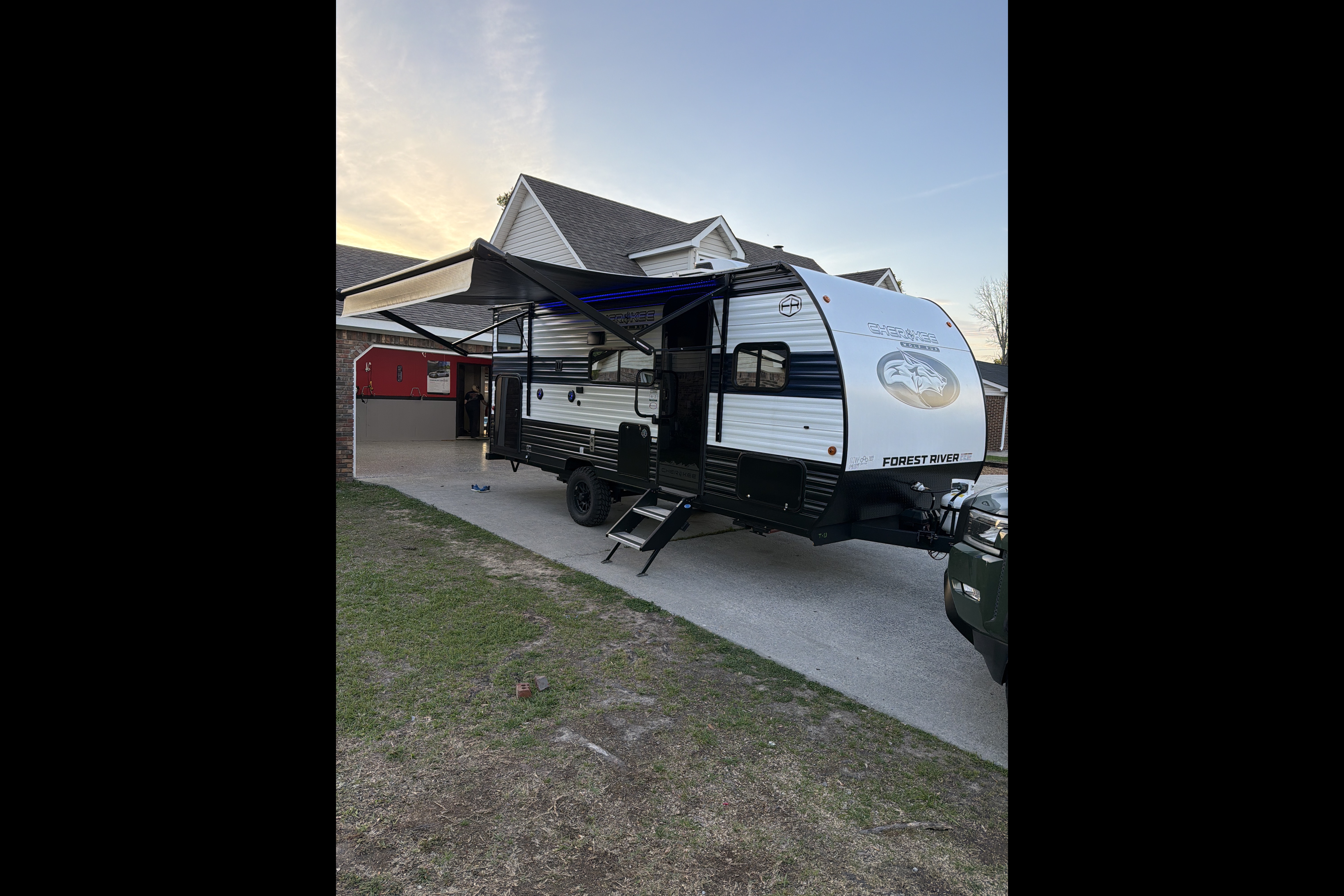 Charles's Forest River Cherokee wolf pup Travel Trailer