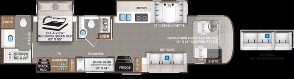 Convenience Rv's Riviera 39BH