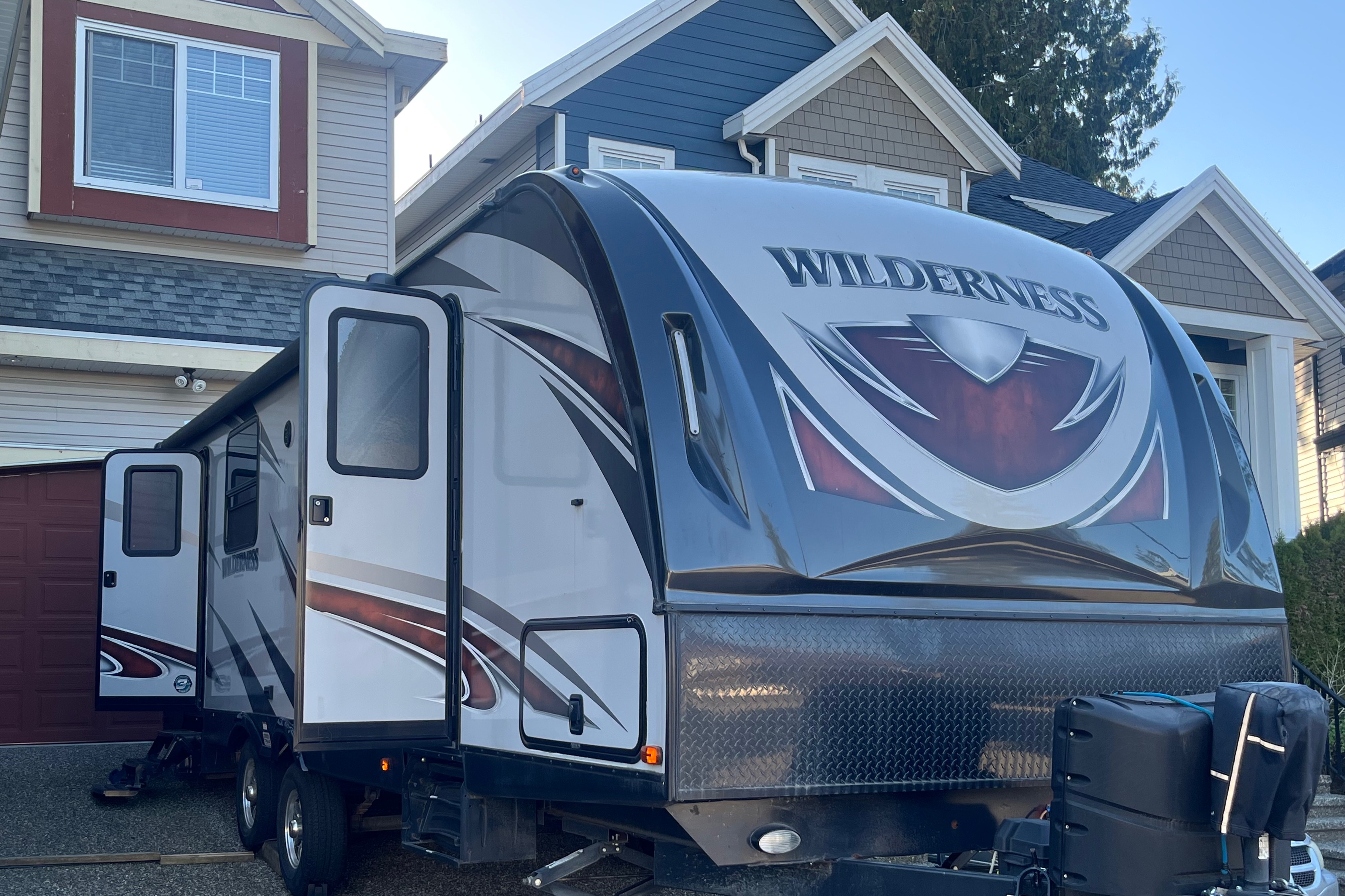 Nish’s Spacious Heartland Wilderness  Travel Trailer