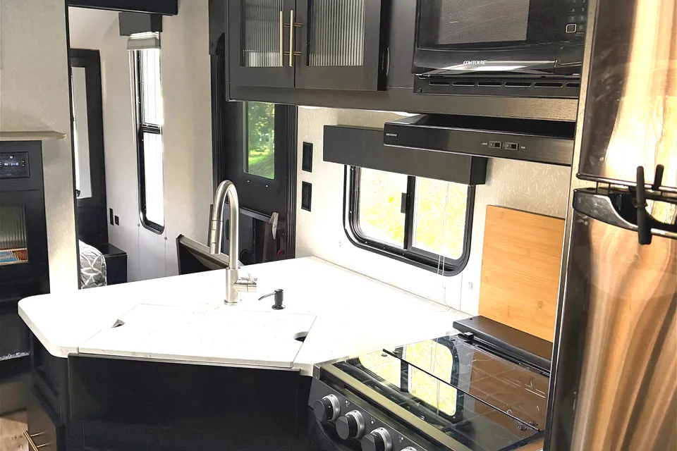 Aaron's Forest River Grey Wolf Travel Trailer