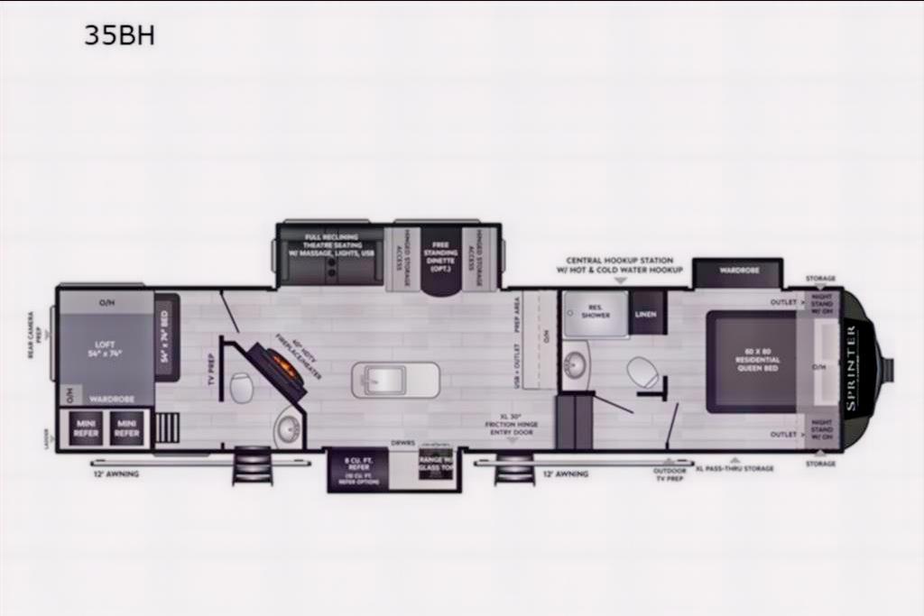 Amazing RV - 2 Bedrooms, 1.5 Baths, Fully Equipped!!