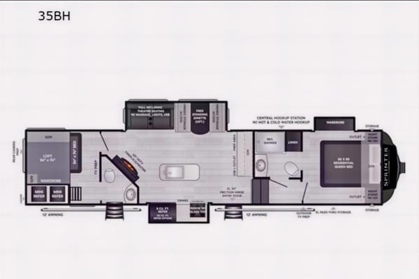 Amazing RV - 2 Bedrooms, 1.5 Baths, Fully Equipped!!