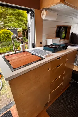 Fully Camperized Home on Wheels - 2021 Ford Transit 22 feet long / high roof