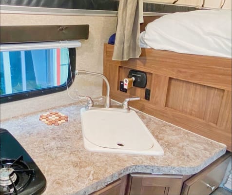 Kahrin's Palomino SS1251 backpacking edition Truck Camper
