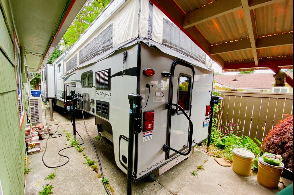 Kahrin's Palomino SS1251 backpacking edition  Truck Camper