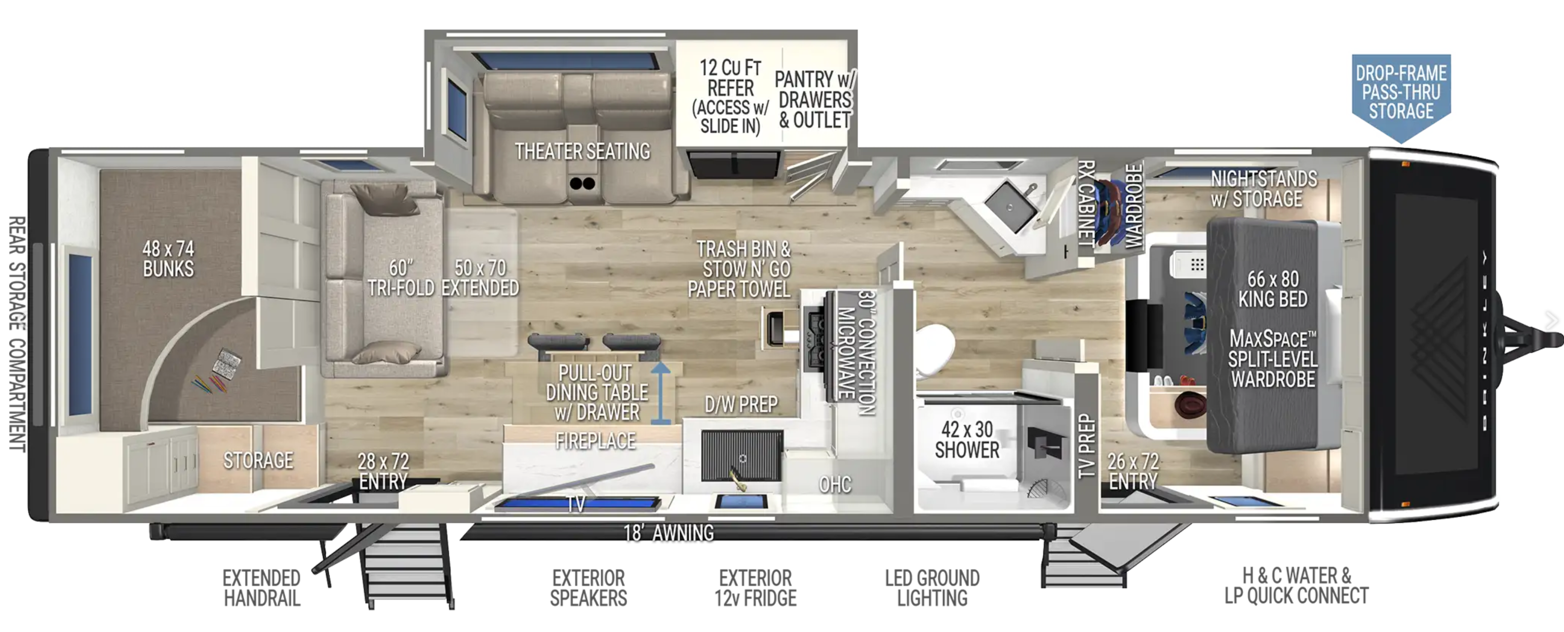 Luxury Brinkley Bunkhouse Basecamp | Delivered & Setup in San Diego