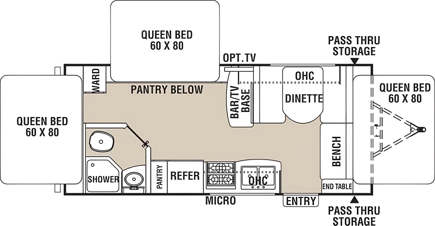 Janeth's Freedom Express Travel Trailer - Hybrid 2015 Coachmen 21 TQX