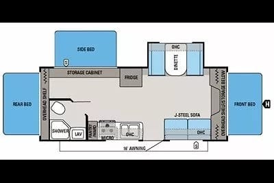 Elderado's Jay Feather X23F Travel Trailer