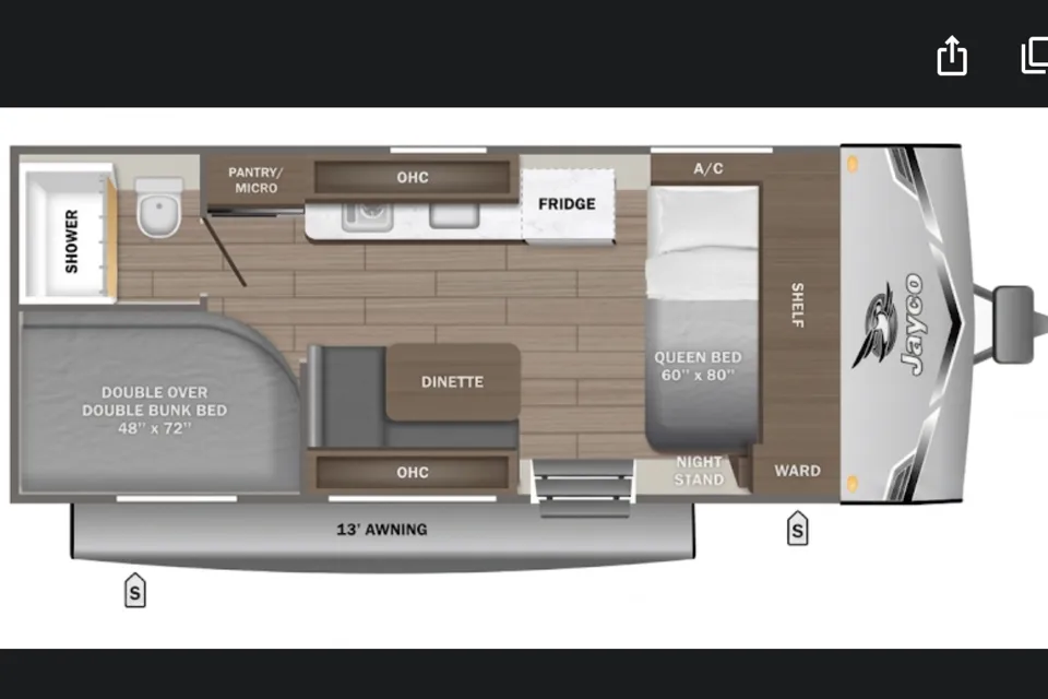 Wilfred's Jayco 172DB Travel Trailer