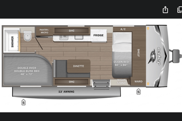 Wilfred's Jayco 172DB Travel Trailer