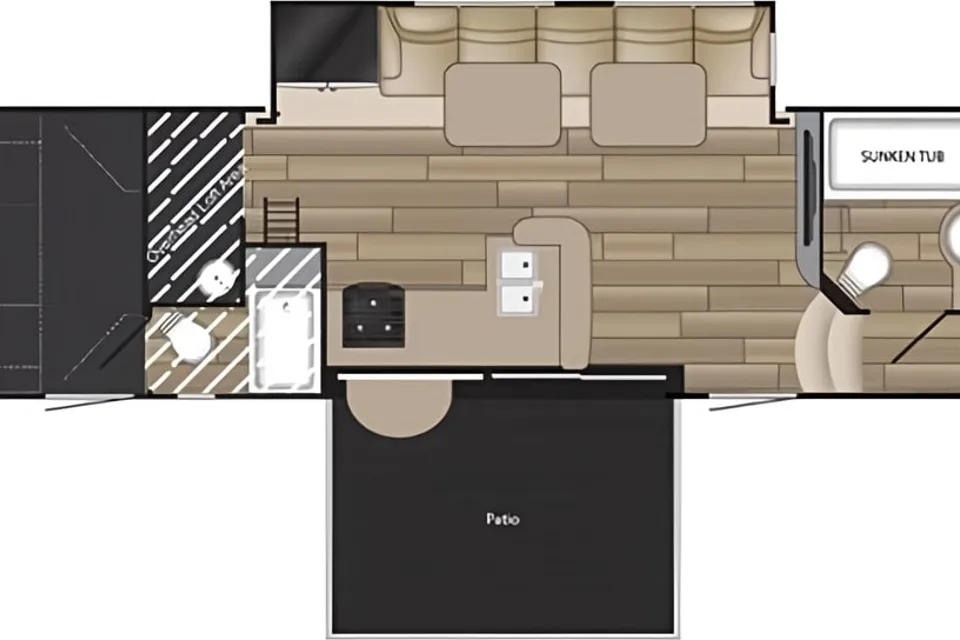 Leikan Cyclone 4500 Fifth Wheel toy hauler