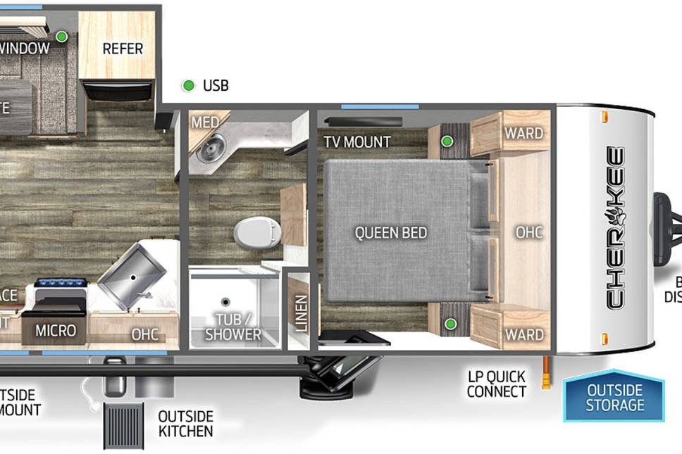 Forest River Cherokee limited 263GDK Travel Trailer