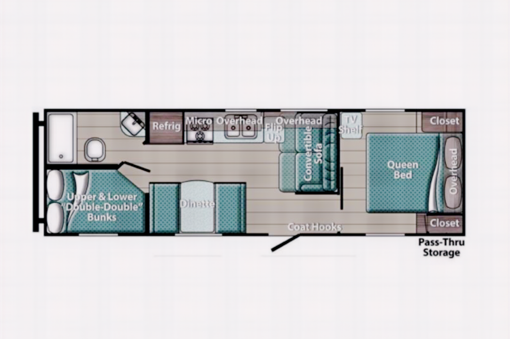 GULF STREAM TRAILER SE 26BHG TRAVEL TRAILER 