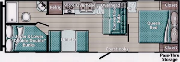 GULF STREAM TRAILER SE 26BHG TRAVEL TRAILER